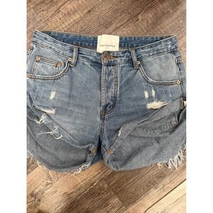 One Teaspoon denim shorts size 27 B16